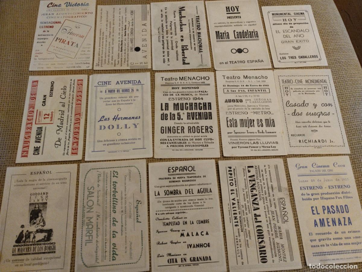 Cine: Lote folletos de mano cine - Foto 2