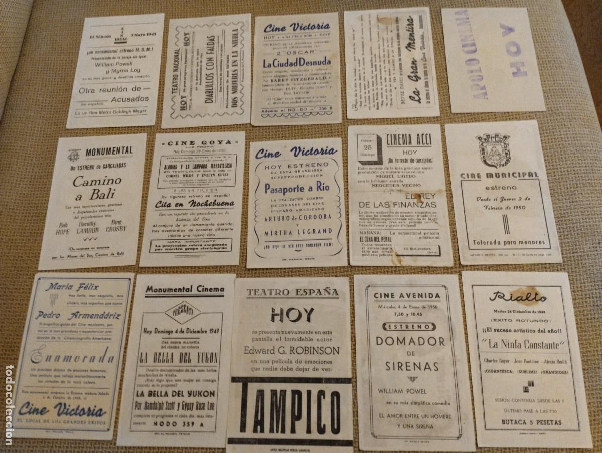 Cine: Lote folletos de mano cine - Foto 2