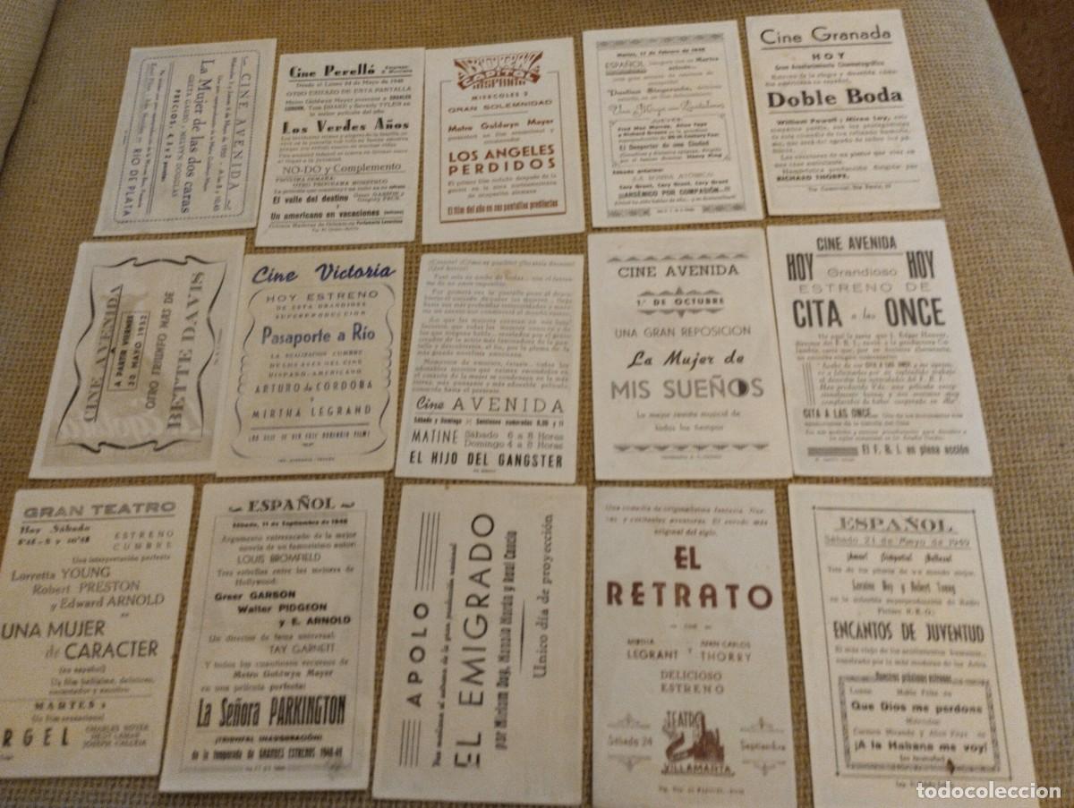 Cine: Lote folletos de mano cine - Foto 2