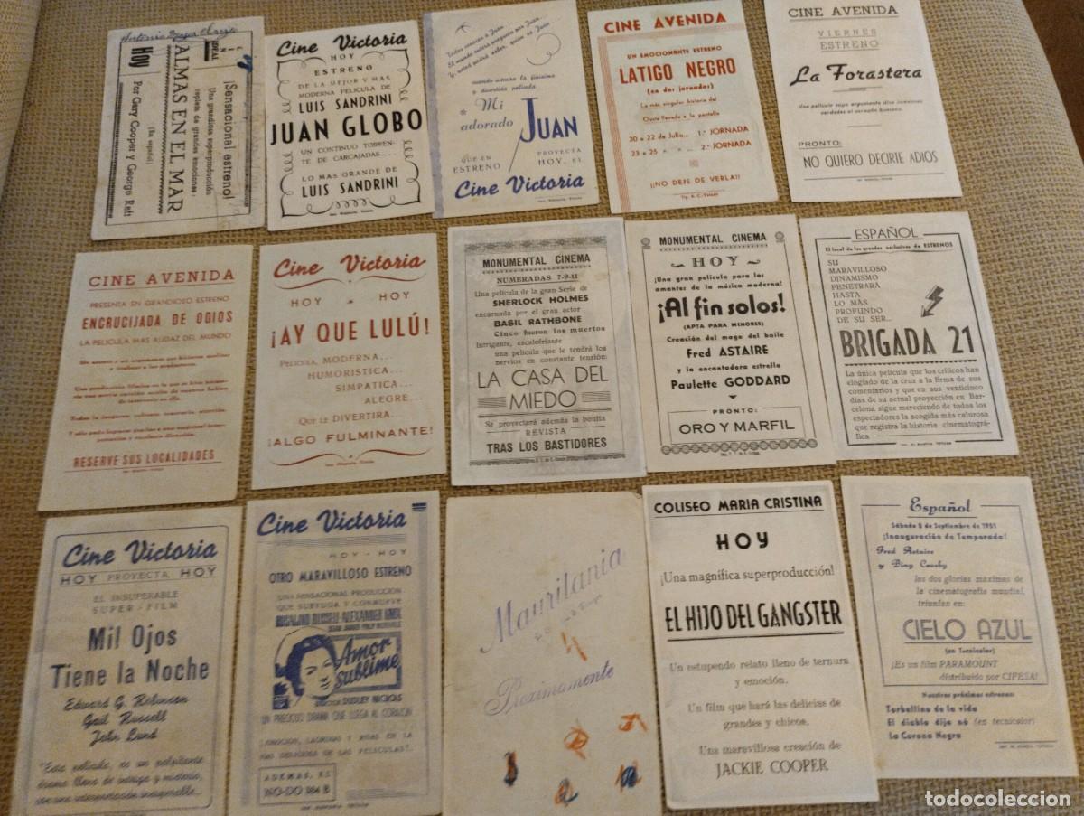 Cine: Lote folletos de mano cine - Foto 2