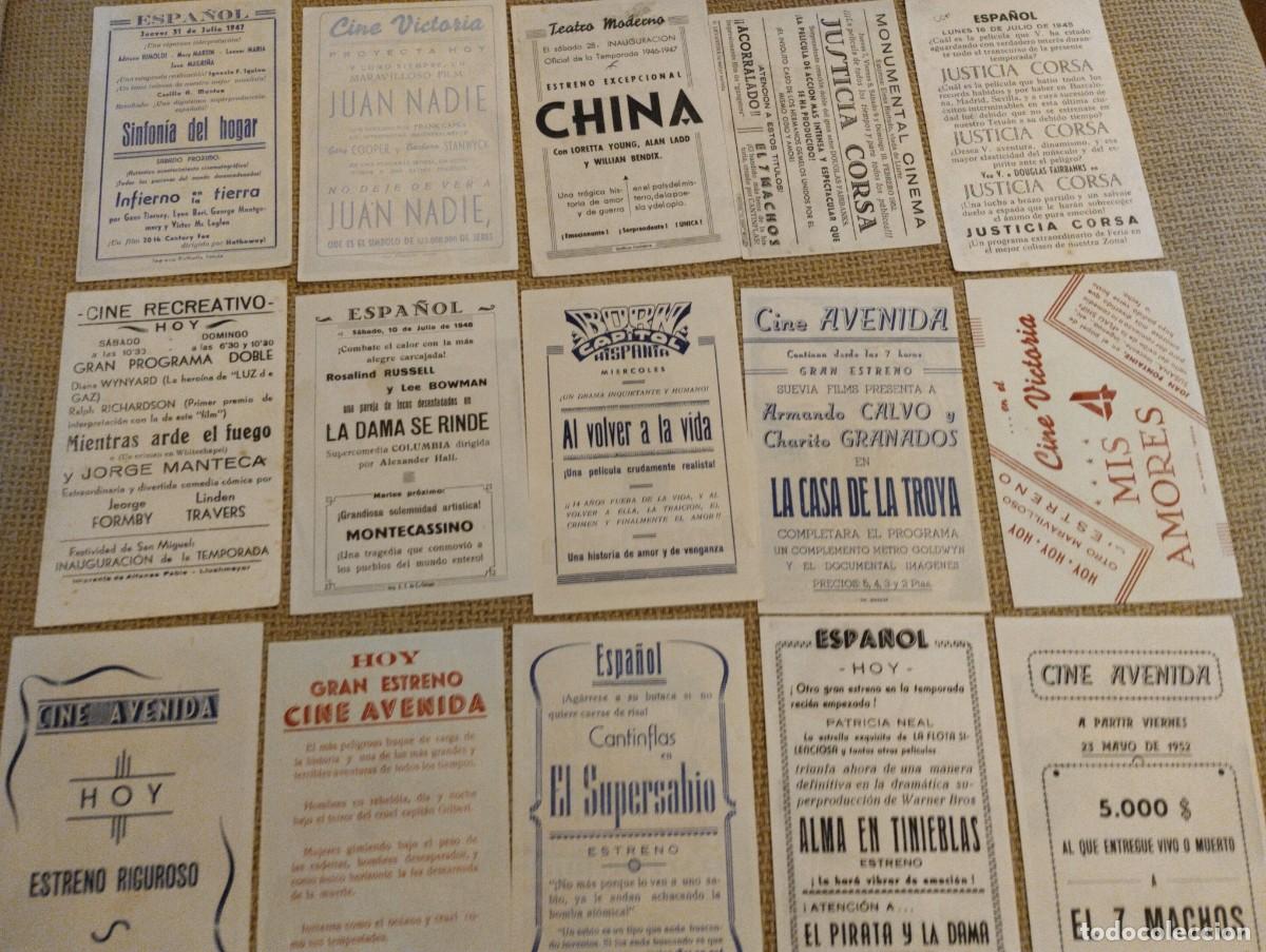 Cine: Lote folletos de mano cine - Foto 2