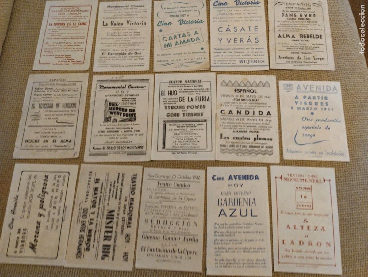Cine: Lote folletos de mano cine - Foto 2