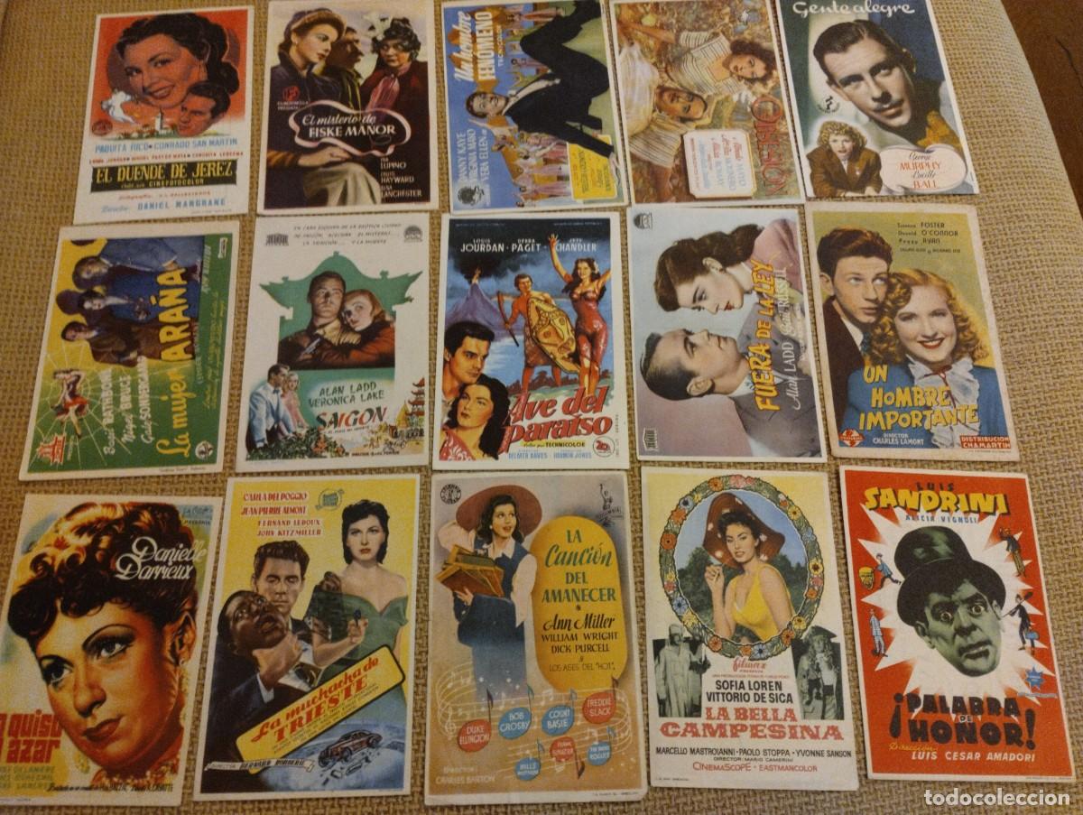Cine: Lote folletos de mano cine - Foto 1