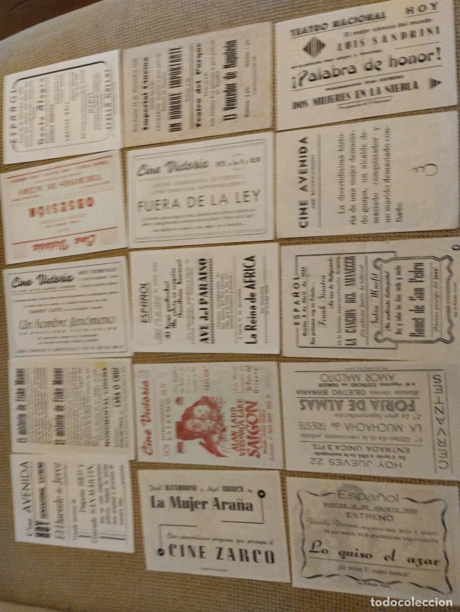 Cine: Lote folletos de mano cine - Foto 2