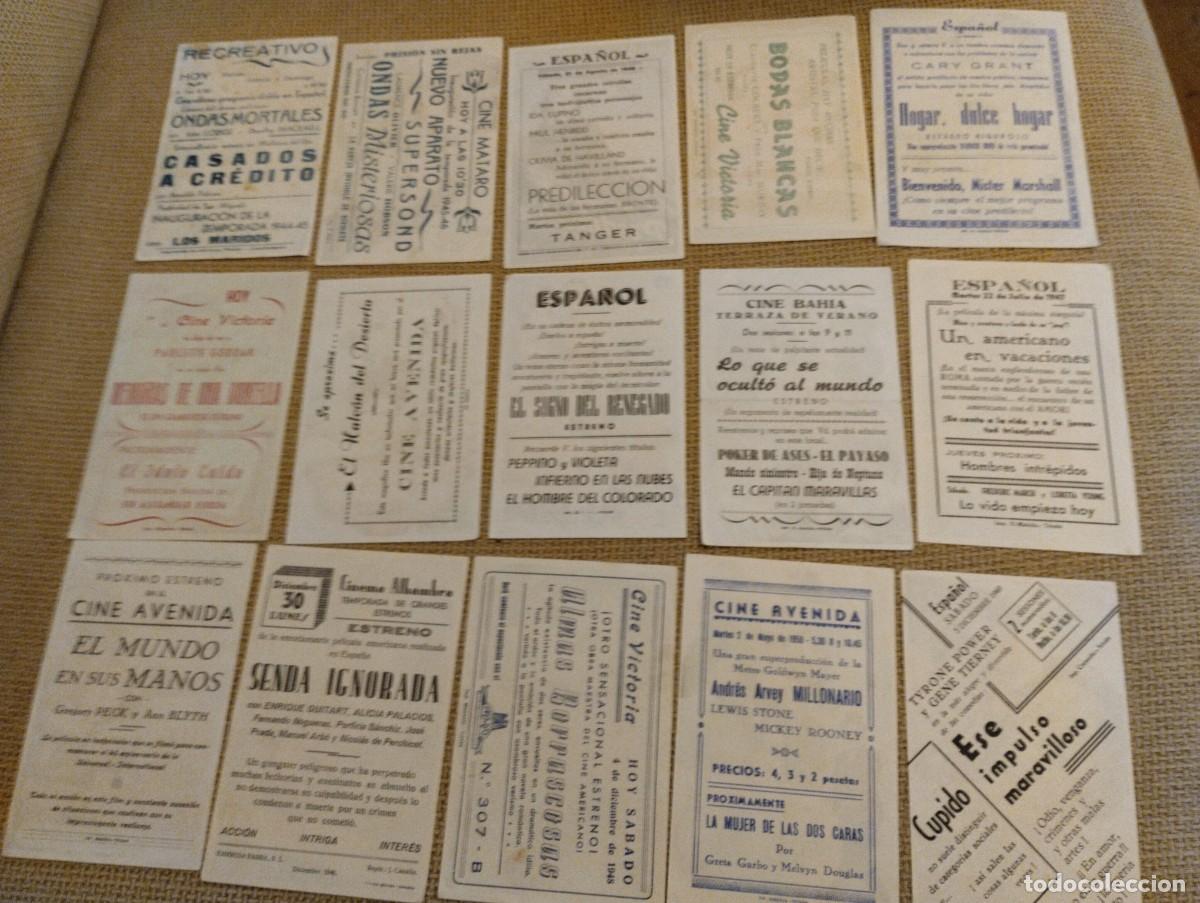Cine: Lote folletos de mano cine - Foto 2