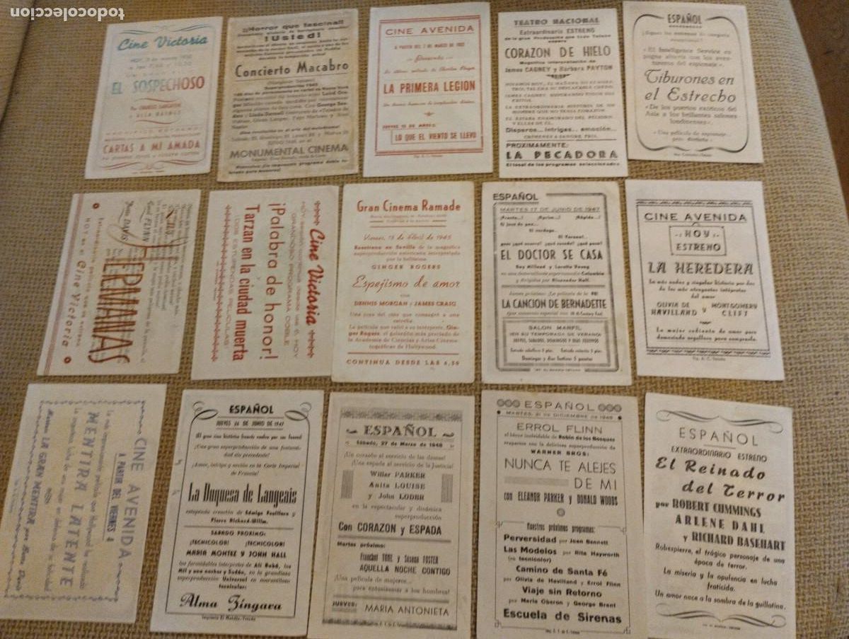 Cine: Lote folletos de mano cine - Foto 2