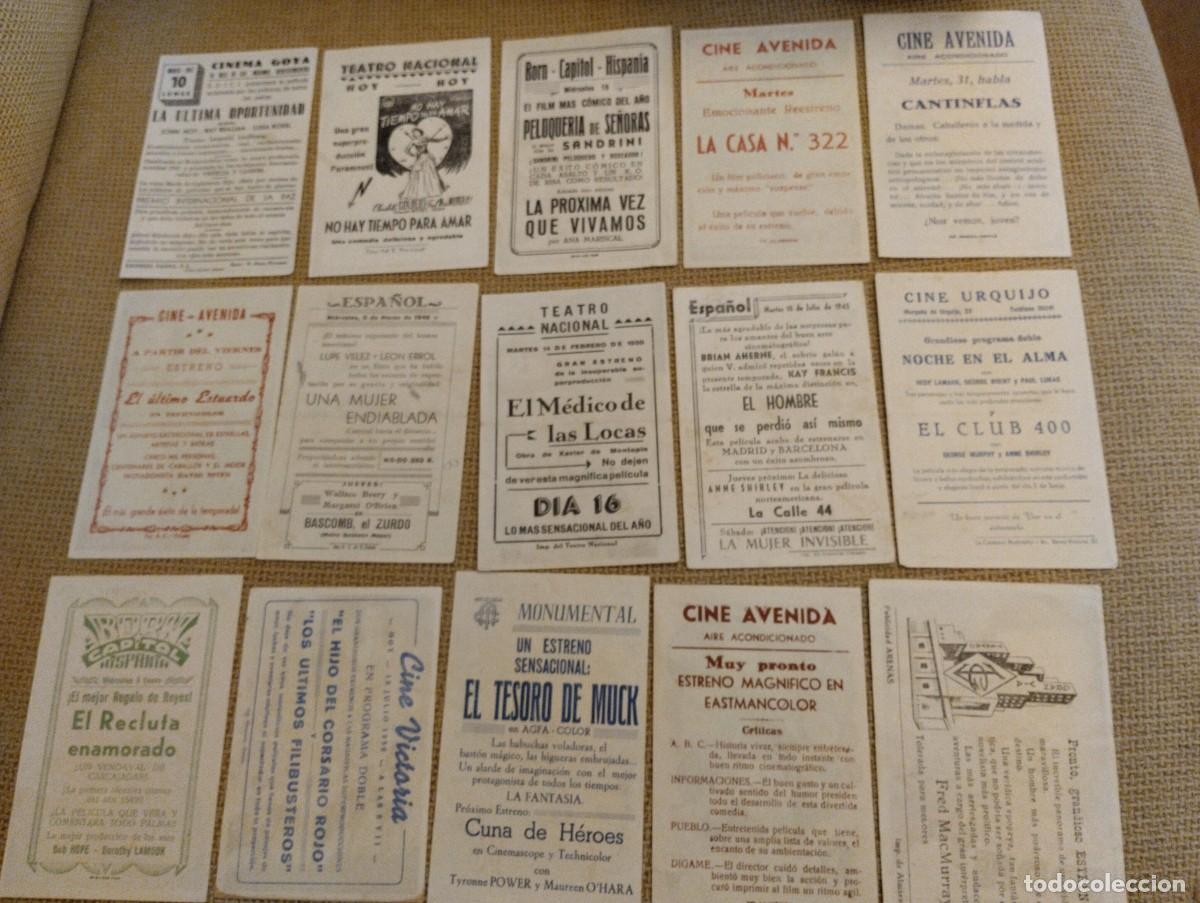 Cine: Lote folletos de mano cine - Foto 2