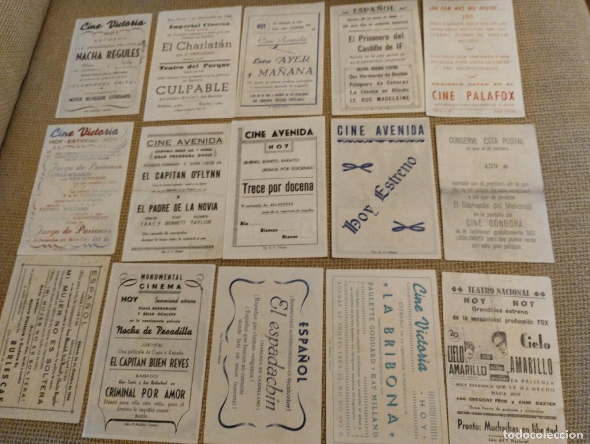 Cine: Lote folletos de mano cine - Foto 2