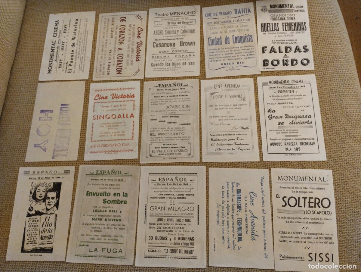 Cine: Lote folletos de mano cine - Foto 2