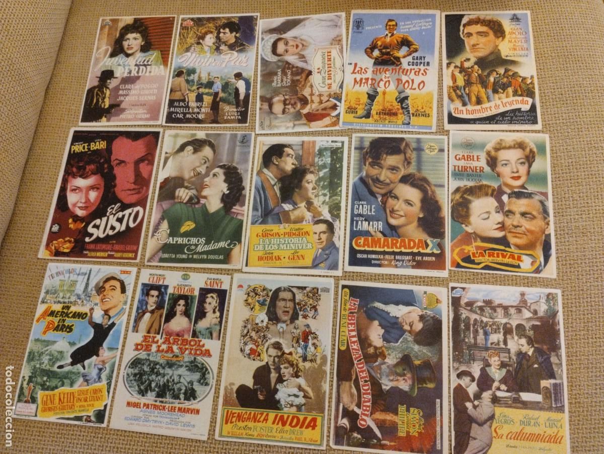 Cine: Lote folletos de mano cine - Foto 1