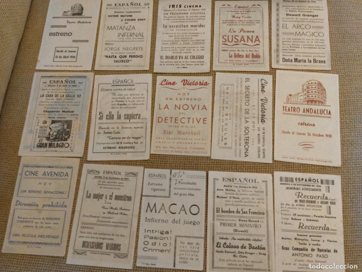 Cine: Lote folletos de mano cine - Foto 2