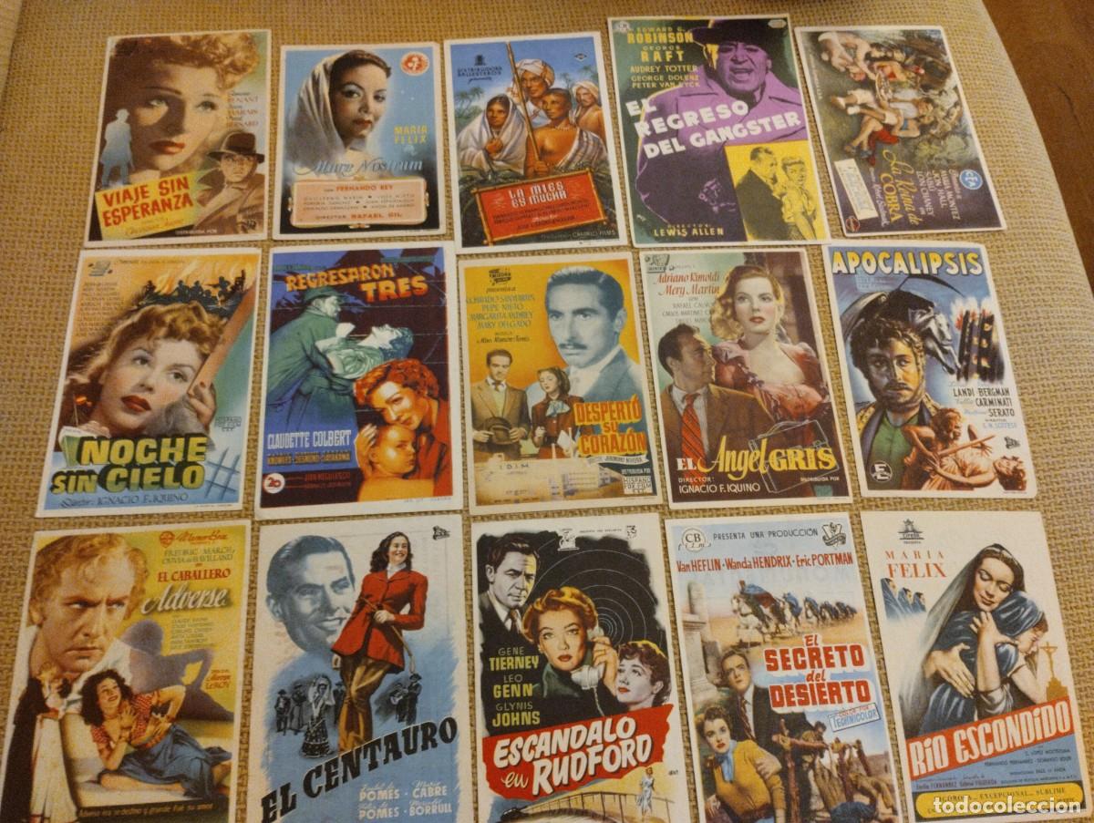 Cine: Lote folletos de mano cine - Foto 1