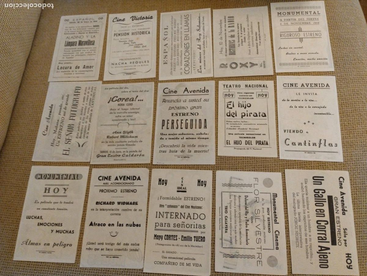 Cine: Lote folletos de mano cine - Foto 2