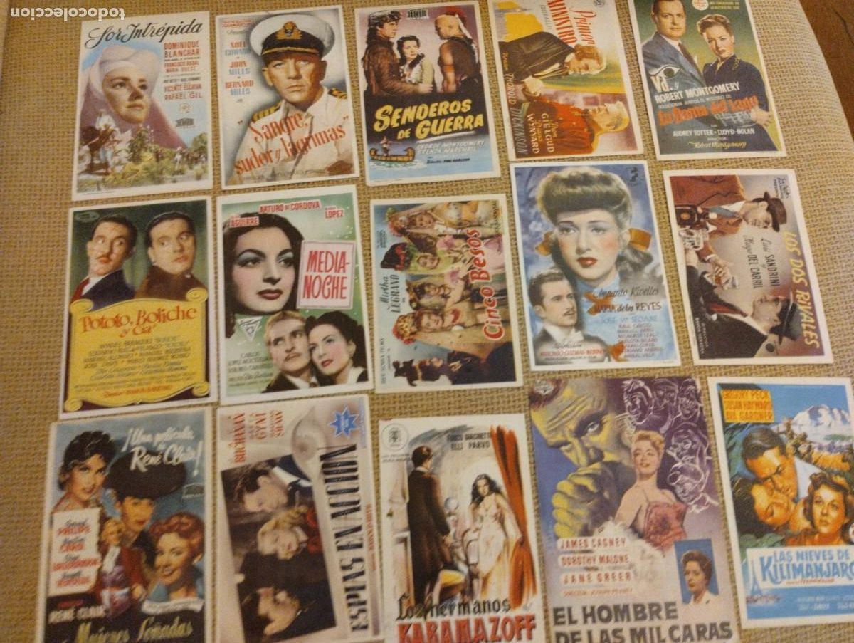 Cine: Lote folletos de mano cine - Foto 1