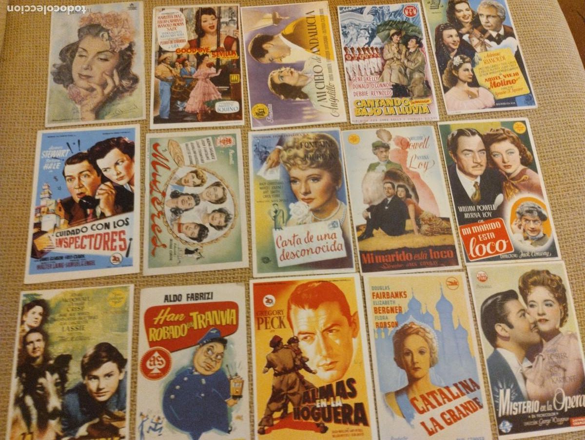 Cine: Lote folletos de mano cine - Foto 1