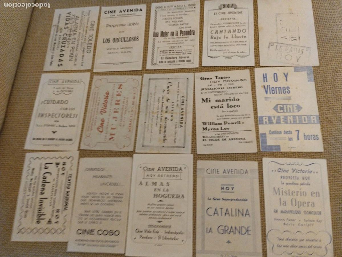 Cine: Lote folletos de mano cine - Foto 2