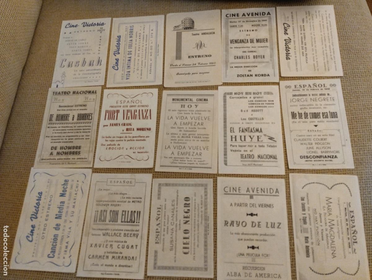 Cine: Lote folletos de mano cine - Foto 2