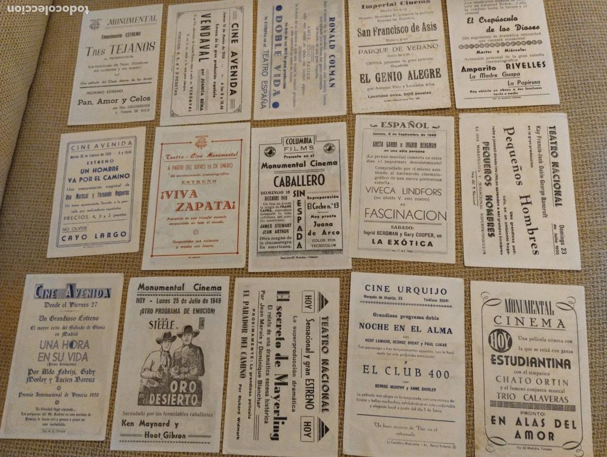 Cine: Lote folletos de mano cine - Foto 2