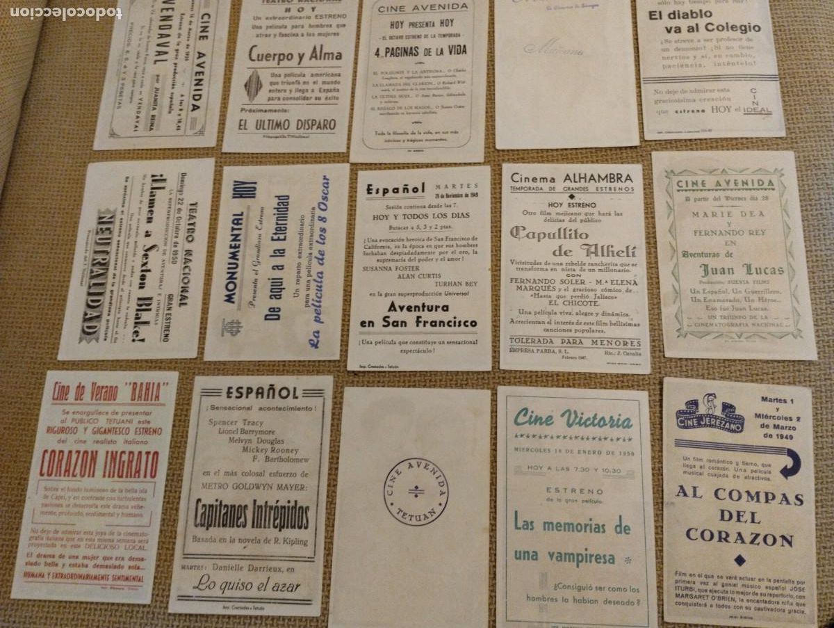 Cine: Lote folletos de mano cine - Foto 2