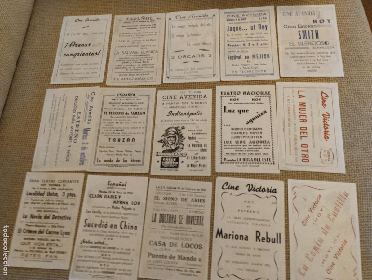 Cine: Lote folletos de mano cine - Foto 2