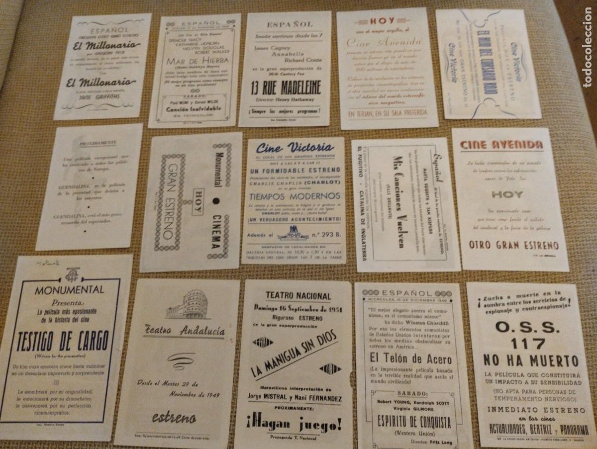 Cine: Lote folletos de mano cine - Foto 2