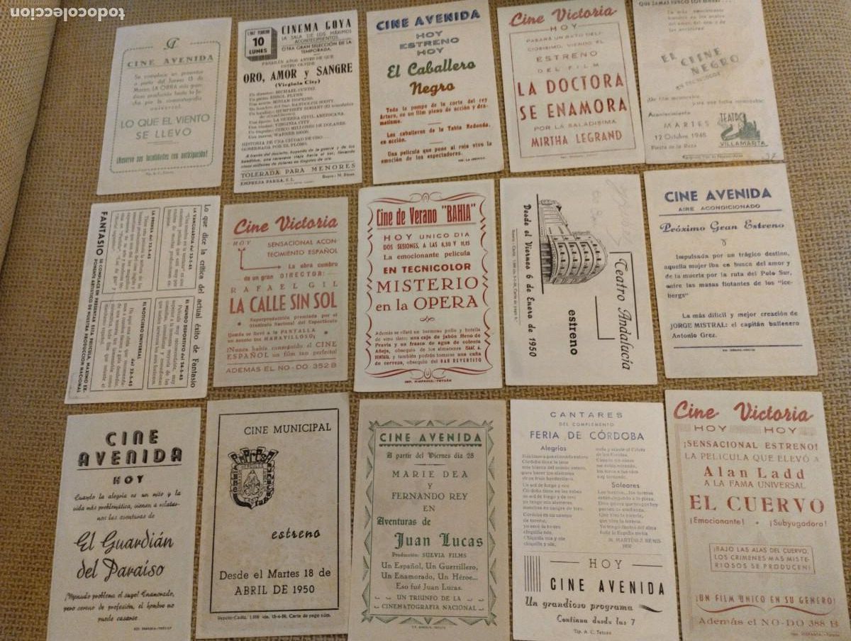 Cine: Lote folletos de mano cine - Foto 2