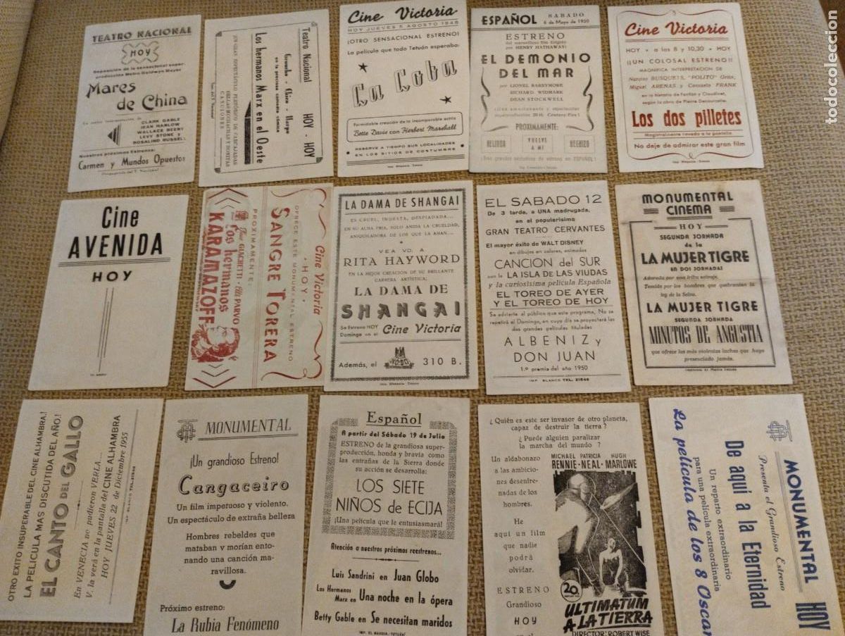 Cine: Lote folletos de mano cine - Foto 2