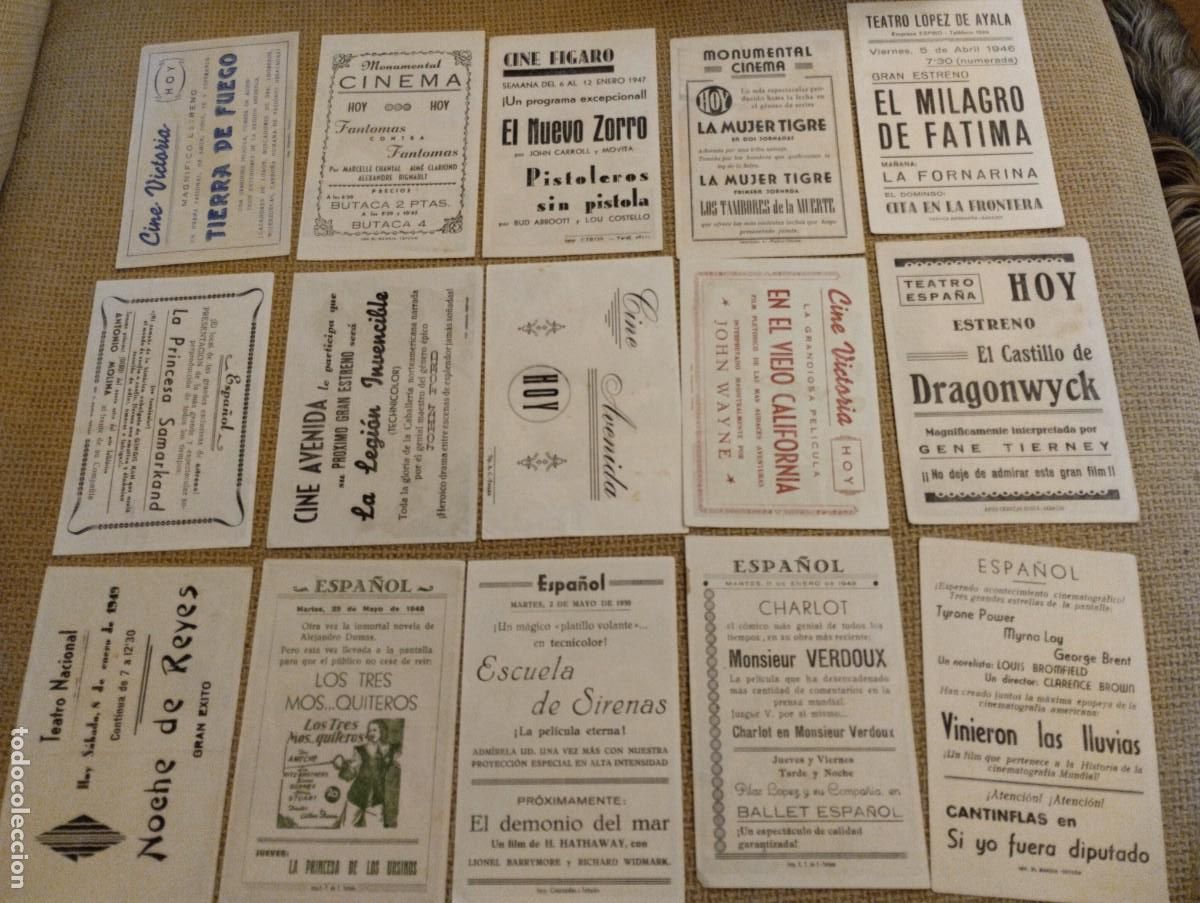Cine: Lote folletos de mano cine - Foto 2