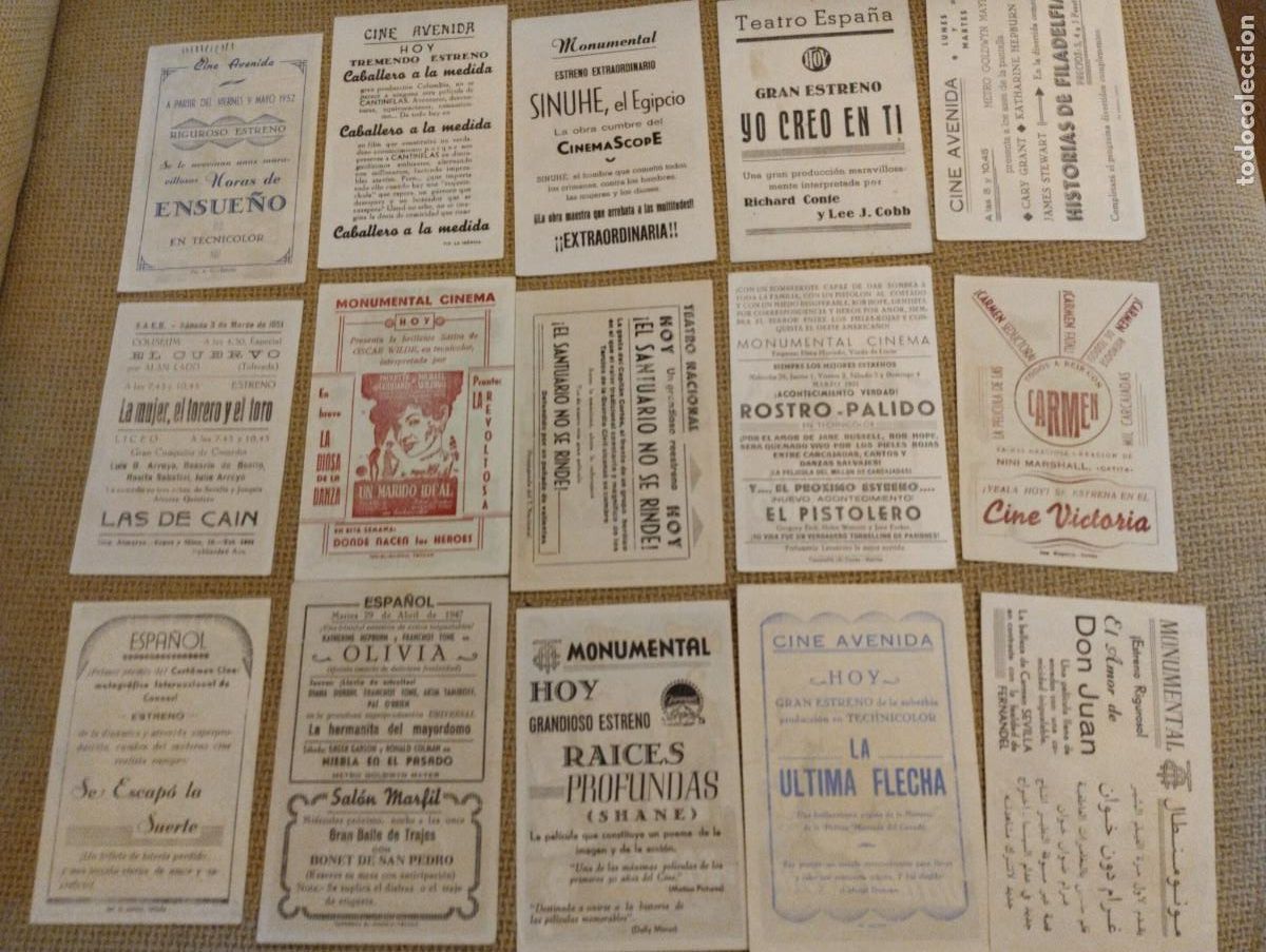 Cine: Lote folletos de mano cine - Foto 2