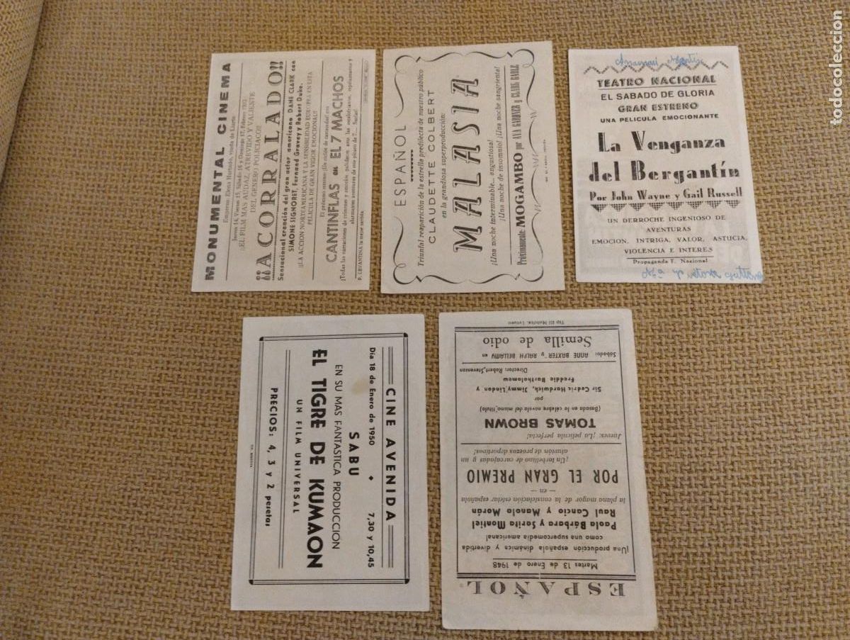 Cine: Lote folletos de mano cine - Foto 2