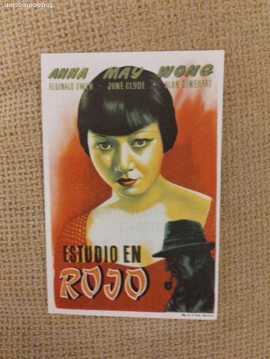 Cine: Folleto de mano Estudio en Rojo - Foto 1