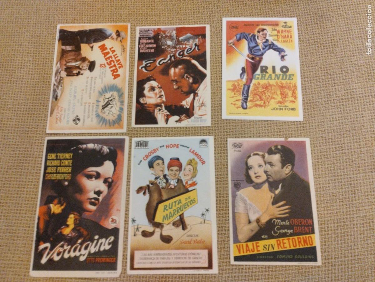 Cine: Lote de folletos de mano variados - Foto 1