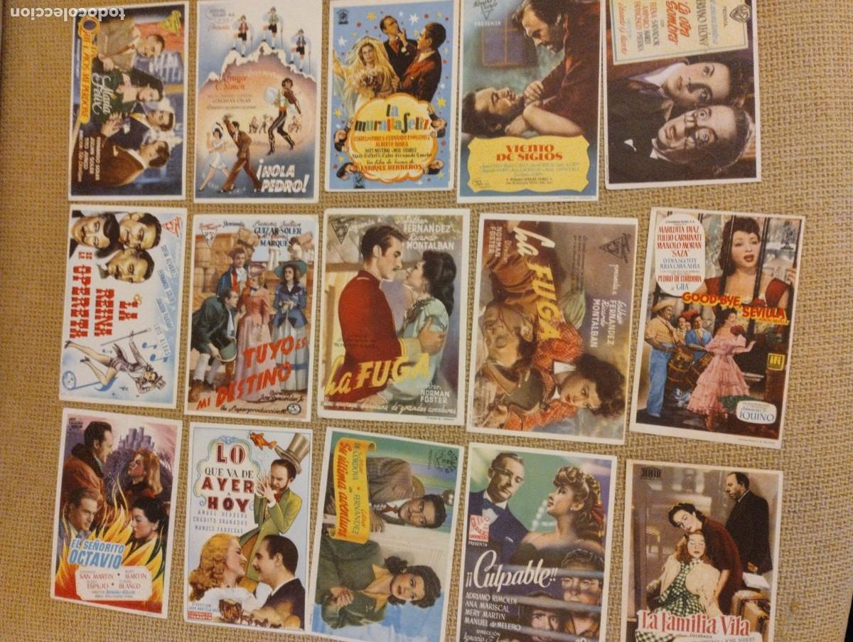 Cine: Lote de folletos de mano variados - Foto 1