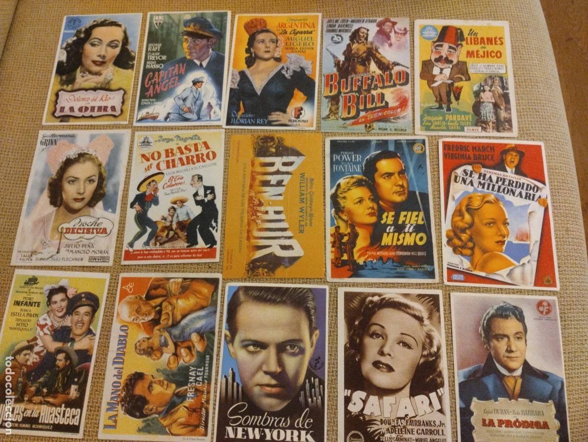 Cine: Lote de folletos de mano variados - Foto 1