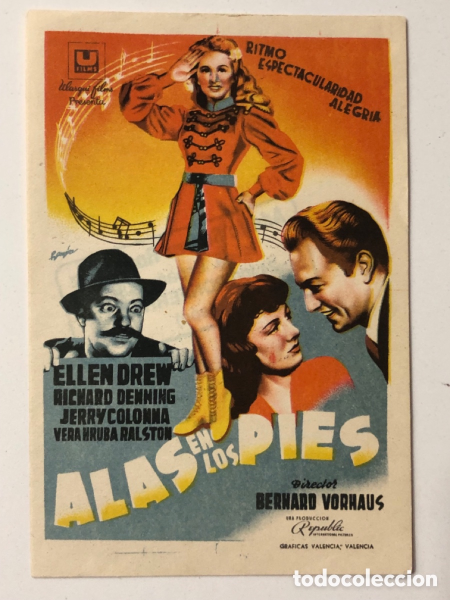 Cine: Programa alas en los pies Ellen Drew A23 - Foto 1