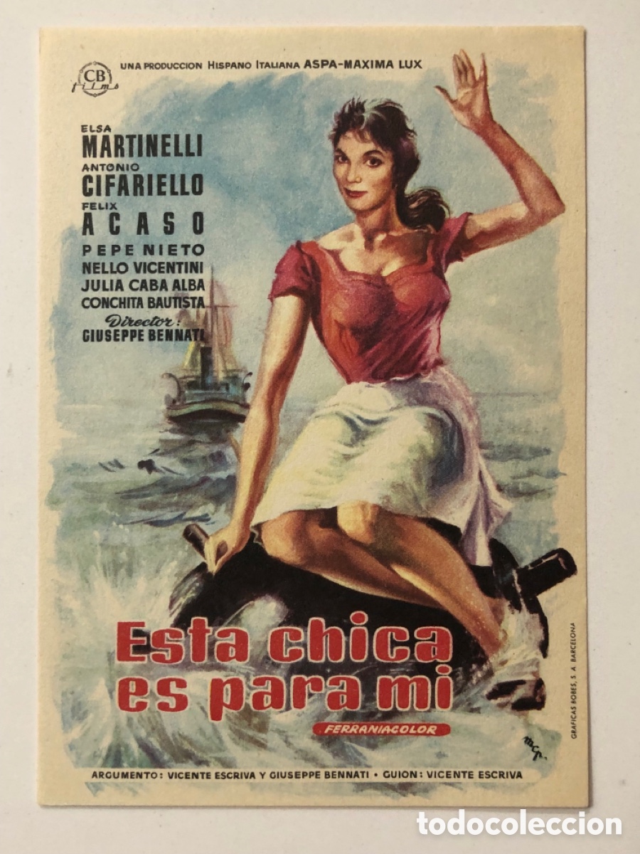 Cine: Programa esta chica es para mi Elsa martinelli A23 - Foto 1