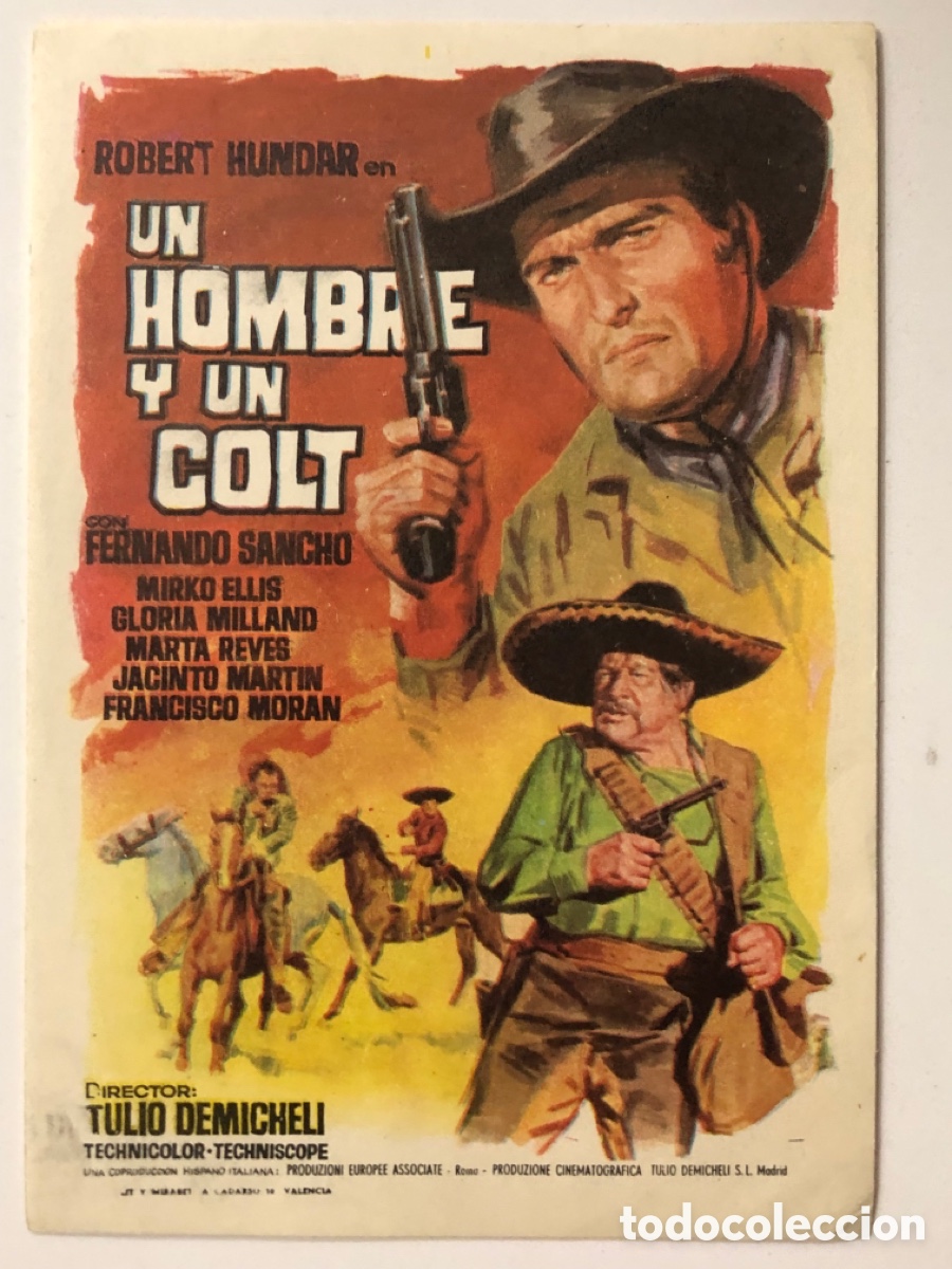 Cine: Programa un hombre y un colt Robert Hundar A23 - Foto 1