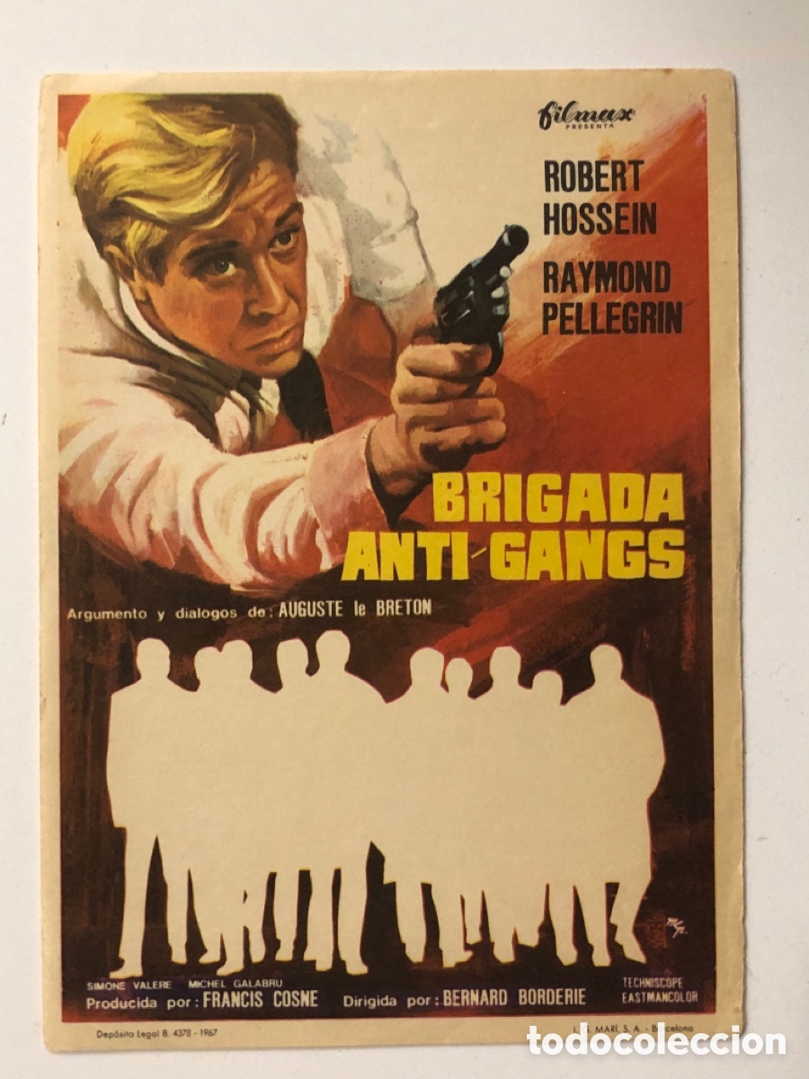 Cine: Programa Brigada anti Gangs Robert Hossein A23 - Foto 1
