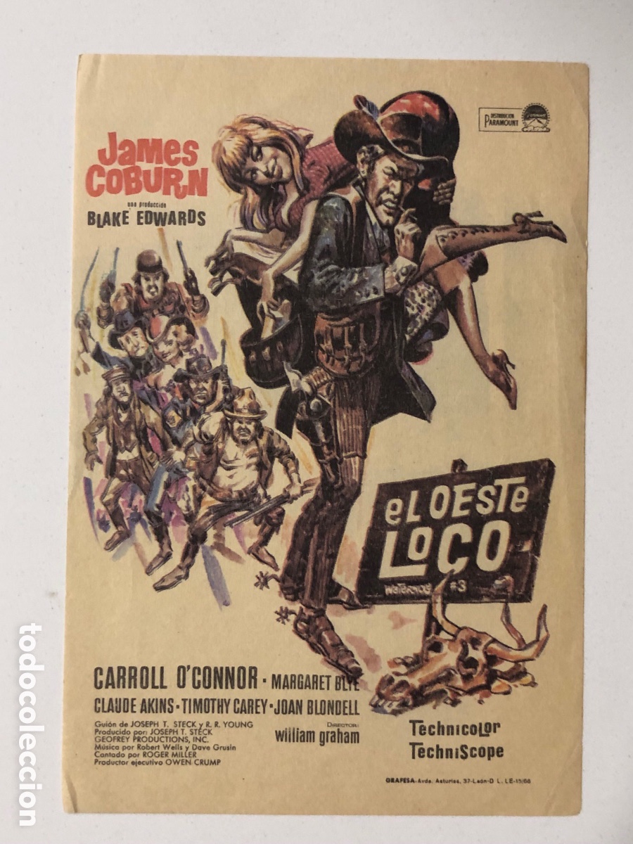 Cine: Programa el oeste loco james coburn A23 - Foto 1