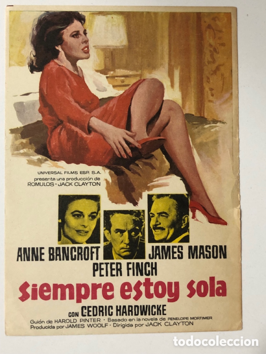 Cine: Programa siempre estoy sola Anne Bancroft A23G3 - Foto 1