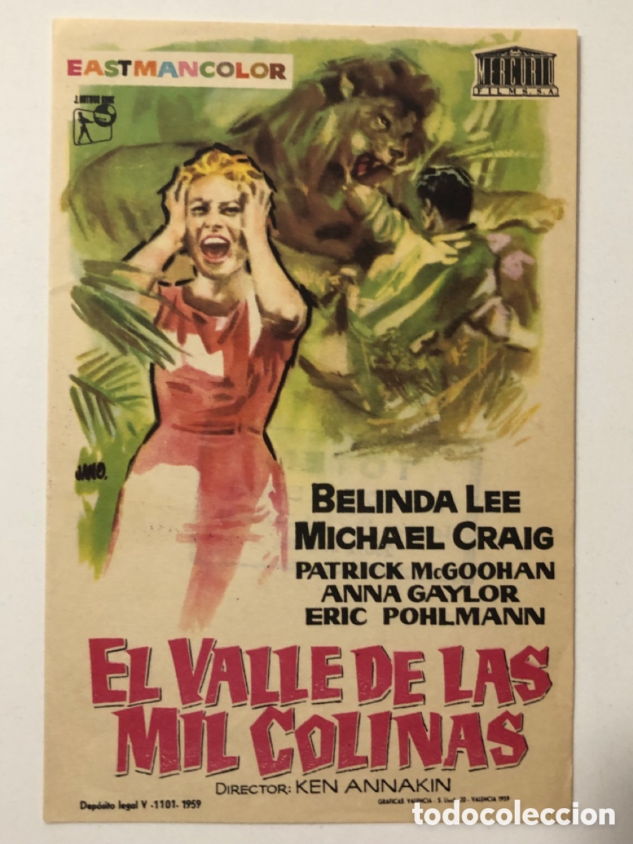 Cine: Programa el Valle de las mil colinas Belinda Lee A23 - Foto 1