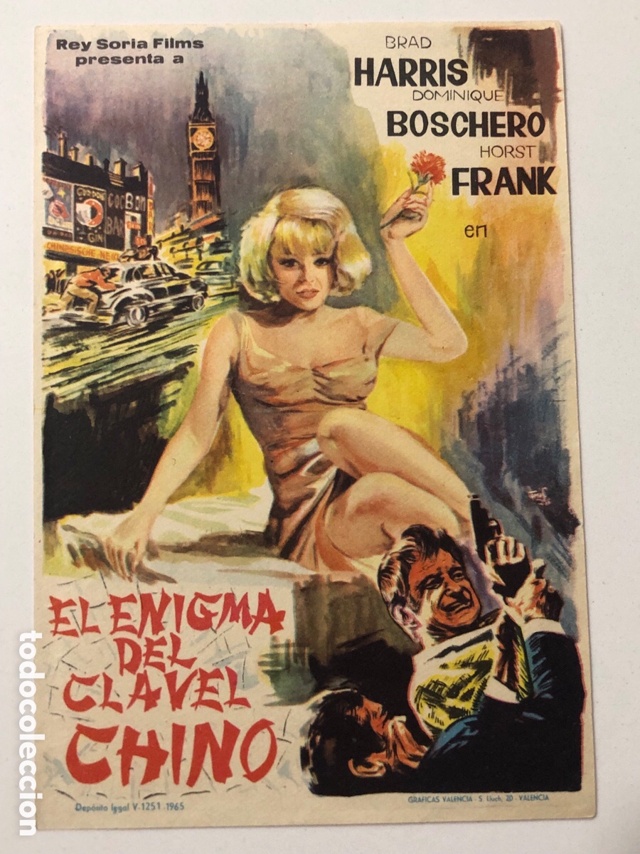 Cine: Programa el enigma del clavel chino Brad Harris A23G3 - Foto 1