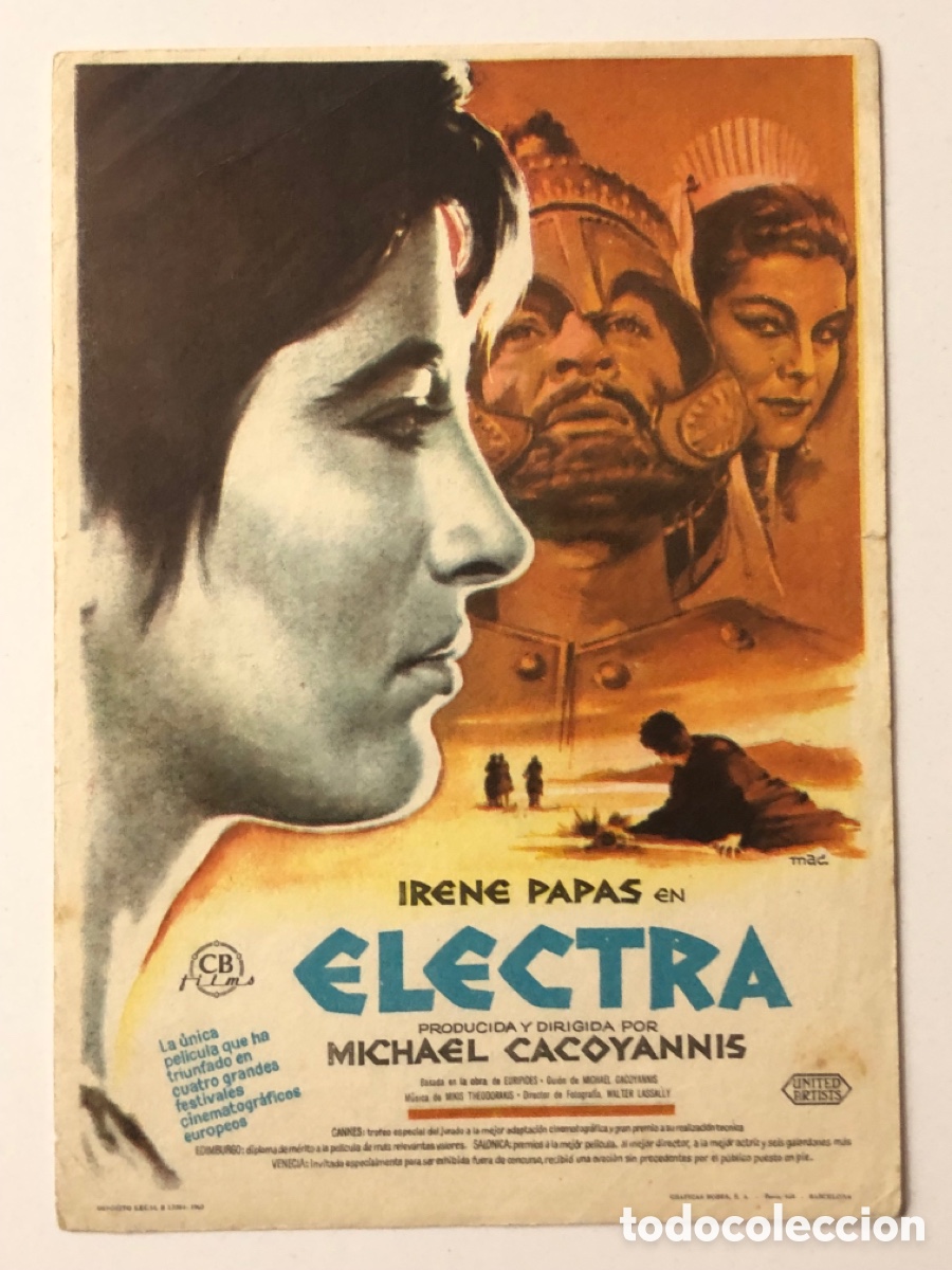 Cine: Programa Electra irene papas A23 - Foto 1