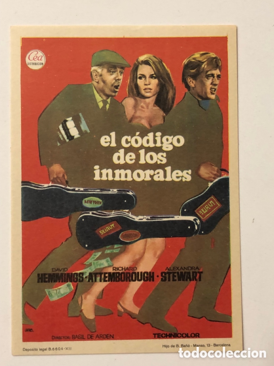Cine: Programa el c&oacute;digo de los inmorales David Hemmings A23 - Foto 1