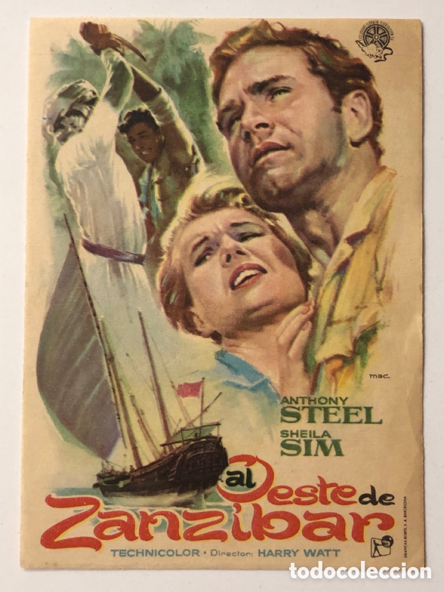 Cine: Programa al oeste de zanzibar anthony steel A23G3 - Foto 1