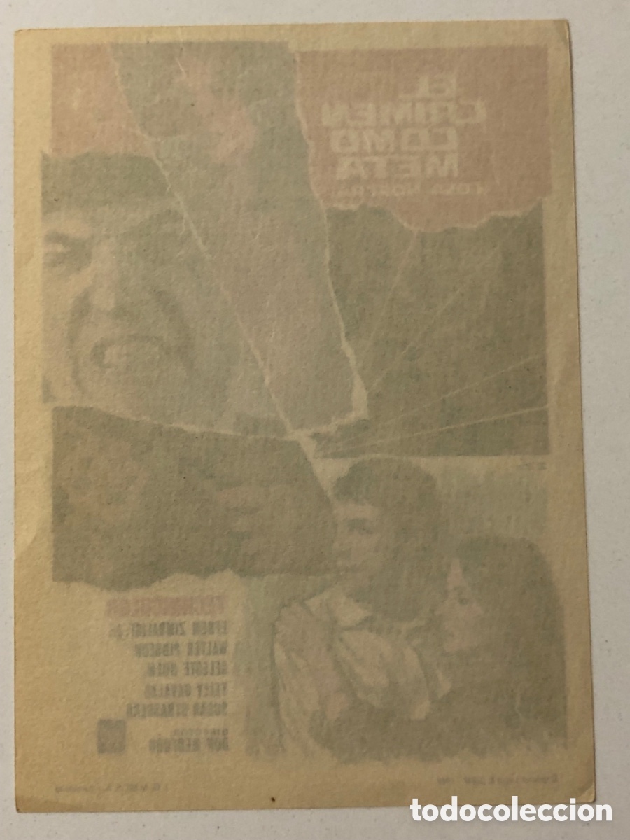 Cine: Programa El crimen como meta Efrem Zimbalist A23 - Foto 2