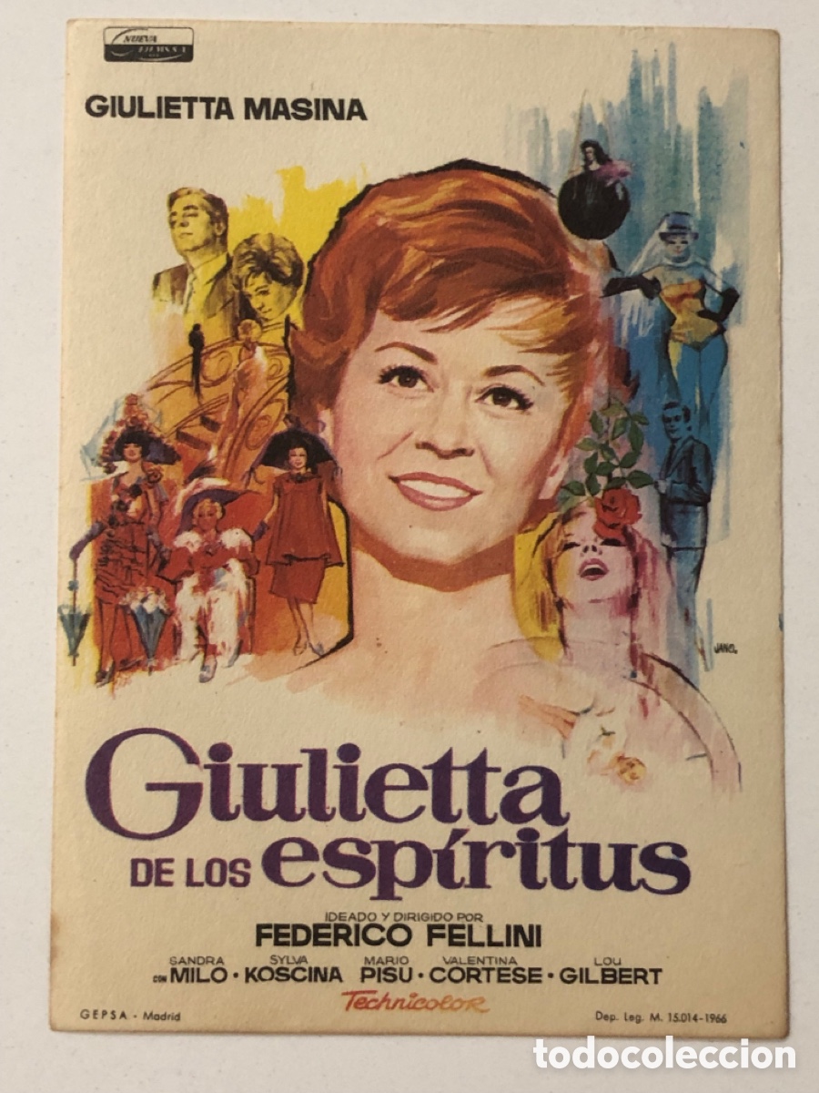 Cine: Programa Giulietta de los esp&iacute;ritus Giulietta Masina A24 - Foto 1