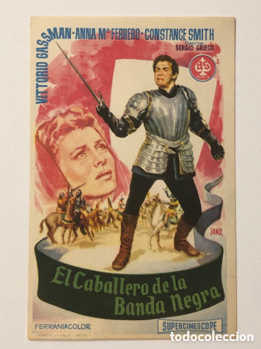 Cine: Programa el caballero de la banda negra Vittorio Gassman A23 - Foto 1