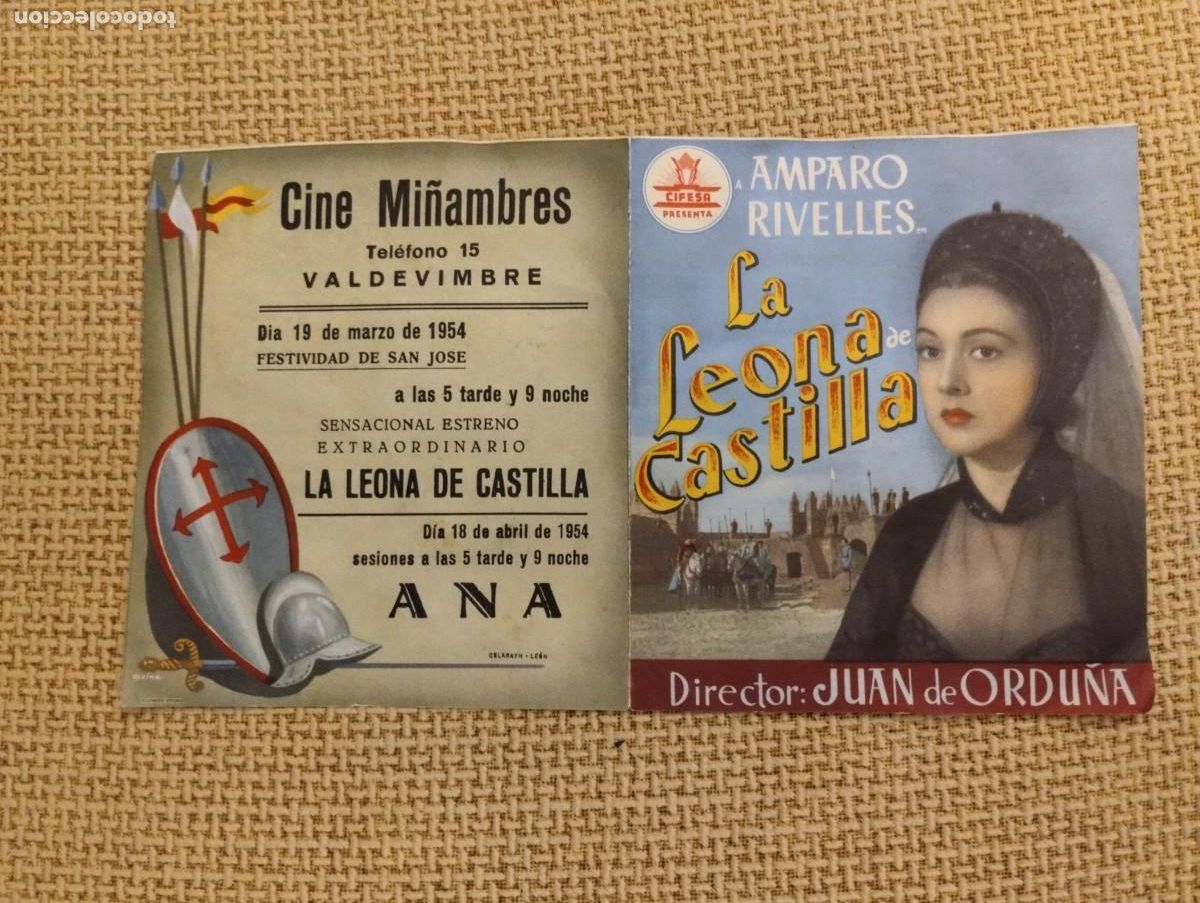 Cine: Folletos de mano cine antiguo - Foto 1
