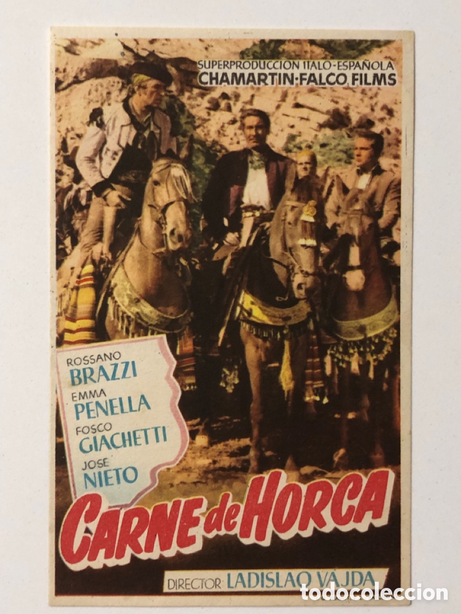 Cine: Programa carne de horca Rossano Brazzi A24 - Foto 1